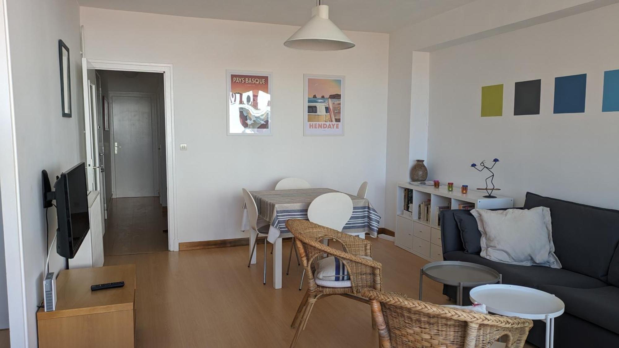 Appartement 3 Pieces Au Coeur D'Hendaye Plage 외부 사진