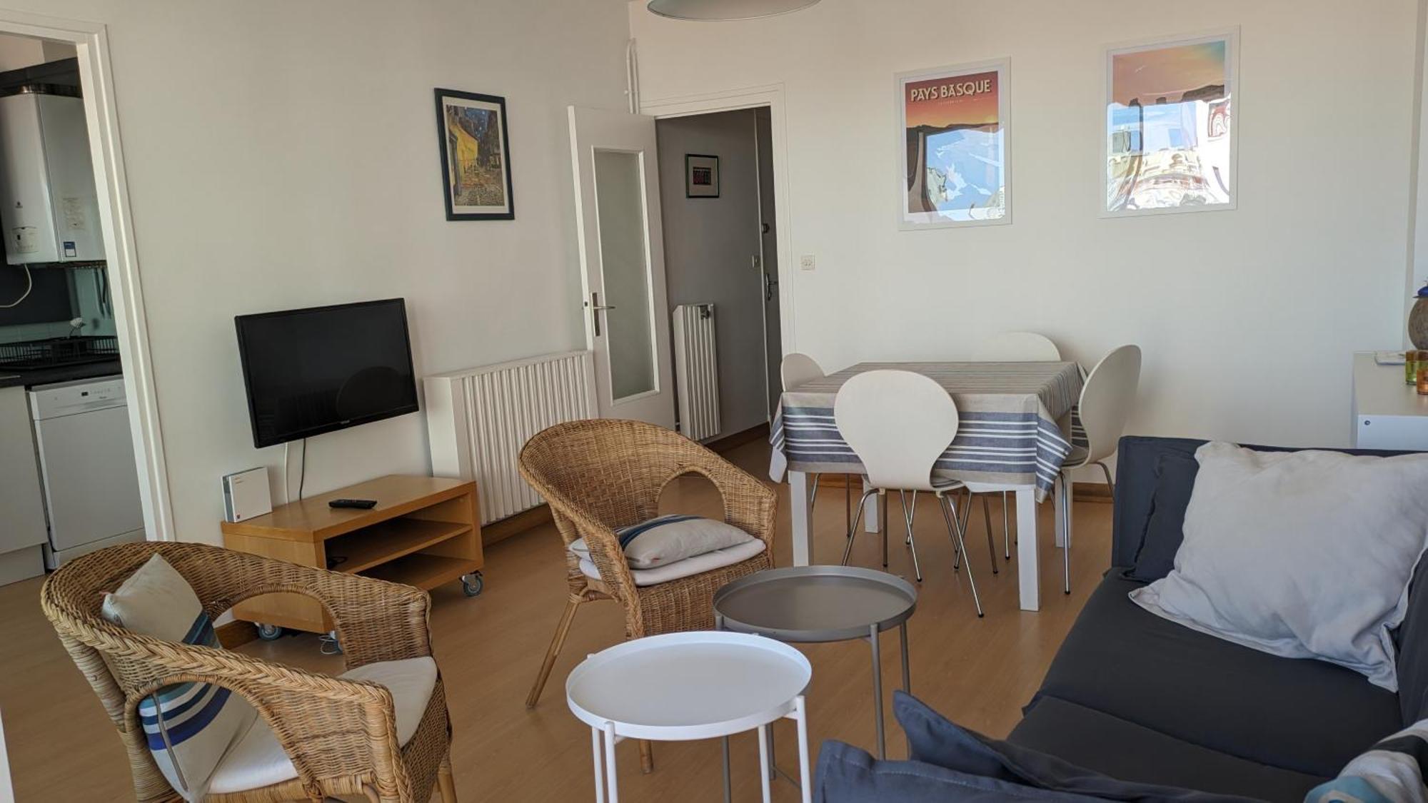 Appartement 3 Pieces Au Coeur D'Hendaye Plage 외부 사진